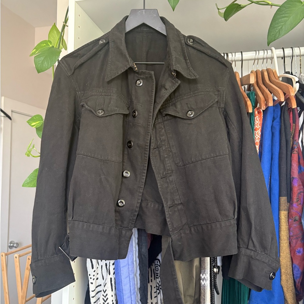 Rawson Studio vintage black moto jacket